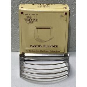 Pampered Chef Pastry Blender Stainless Steel 5 Blade NEW In Open Box